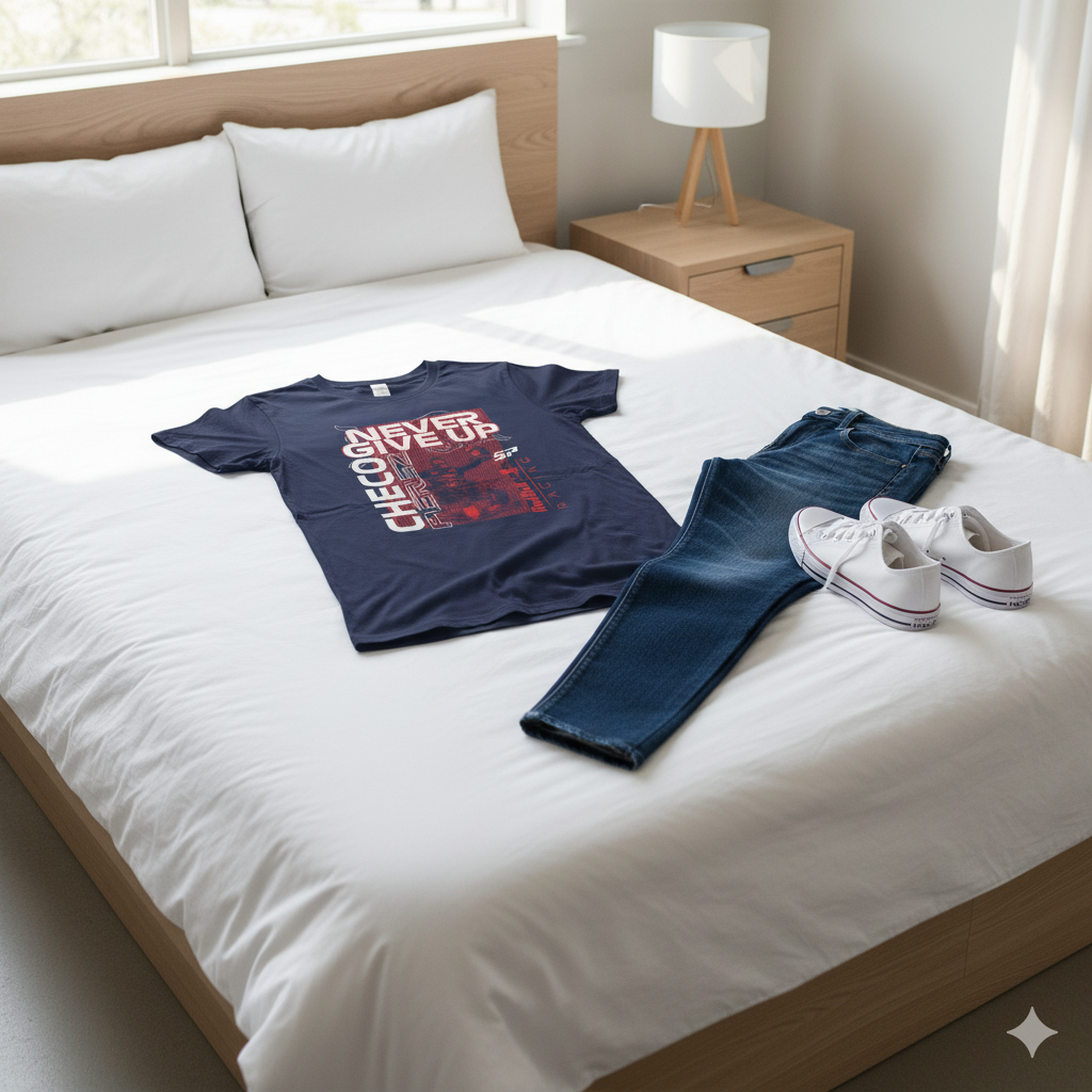 Playera Never give up